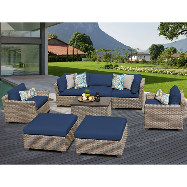 Sol 72 Outdoor Rochford 8 Piece Sofa Set with Cushions & Reviews Wayfair